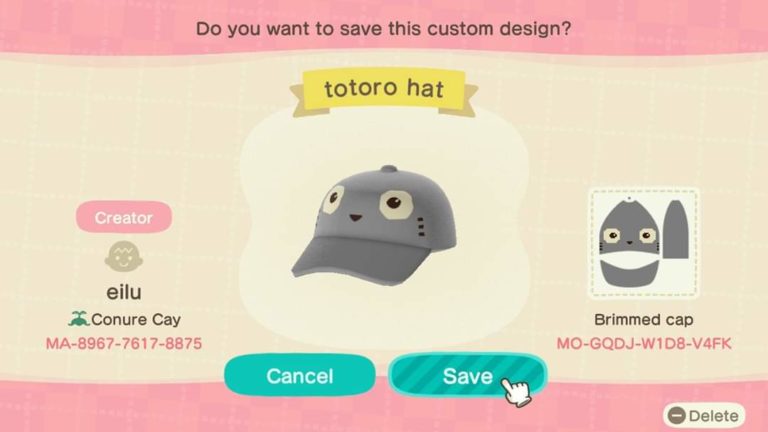 Totoro hat
