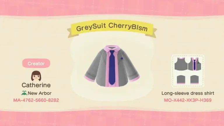 Grey Suit Cherry Blossom