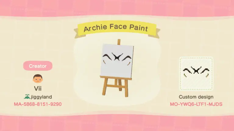 Archie Face Paint