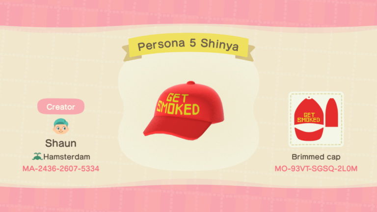 Persona 5 Shinya Hat