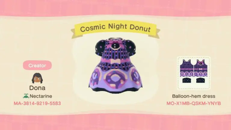 Cosmic Night Donut