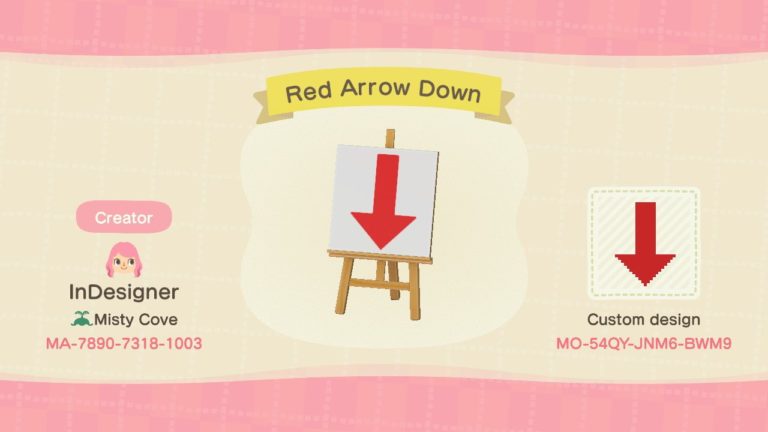 Red Arrow Down