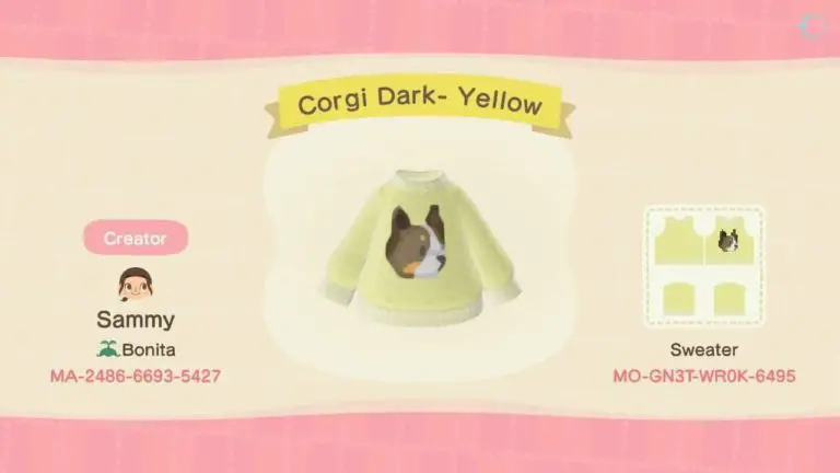 Corgi Dark- Yellow