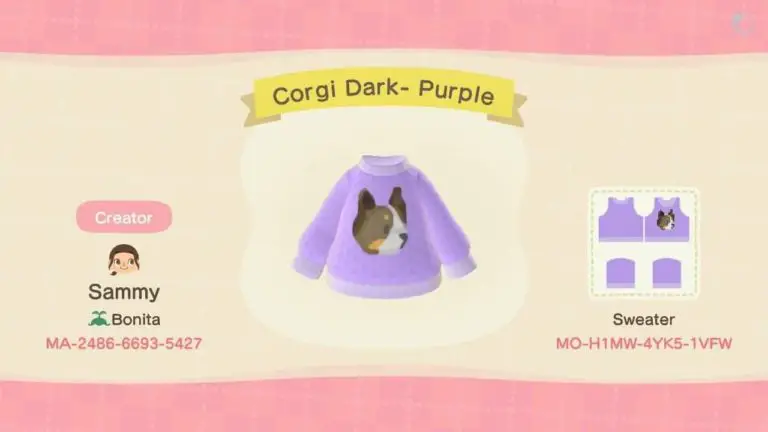 Corgi Dark- Purple