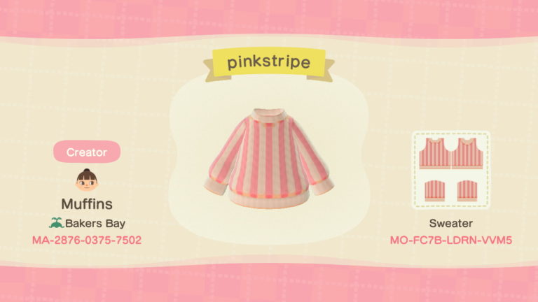 Pink Stripe Sweater