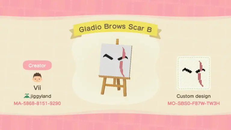 Gladio Brows Scar 1 Black