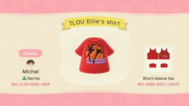 TLOU Ellie’s shirt
