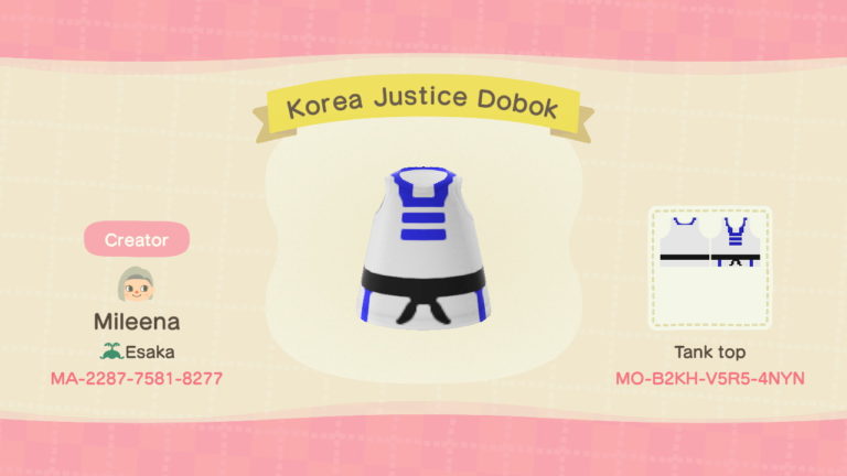 Korea Justice Dobok