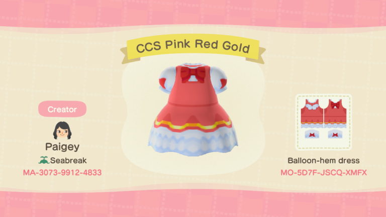 CCS Pink Red Gold