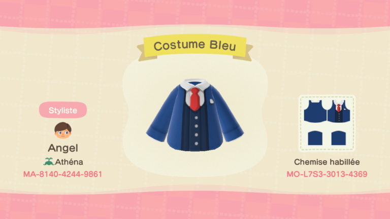 Costume Bleu