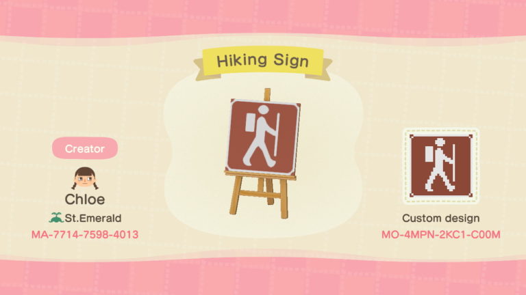 Hiking Sign