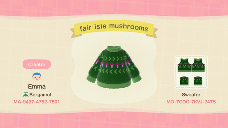 mushroom sweater