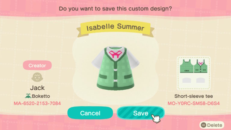 Isabelle’s Summer Outfit