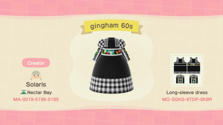 gingham 60s