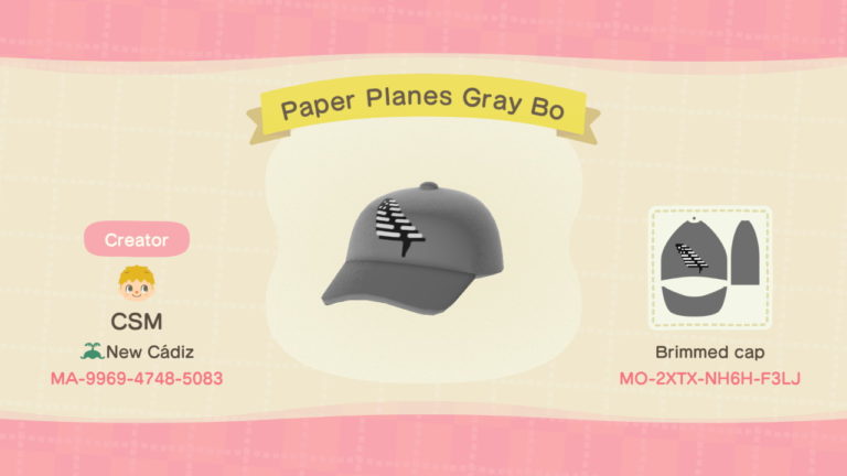 Paper Planes Gray Boy