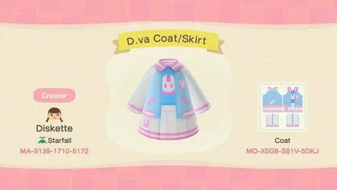 D.va coat/Skirt