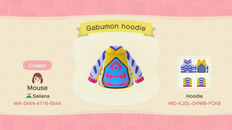 gabumon hoodie digimon