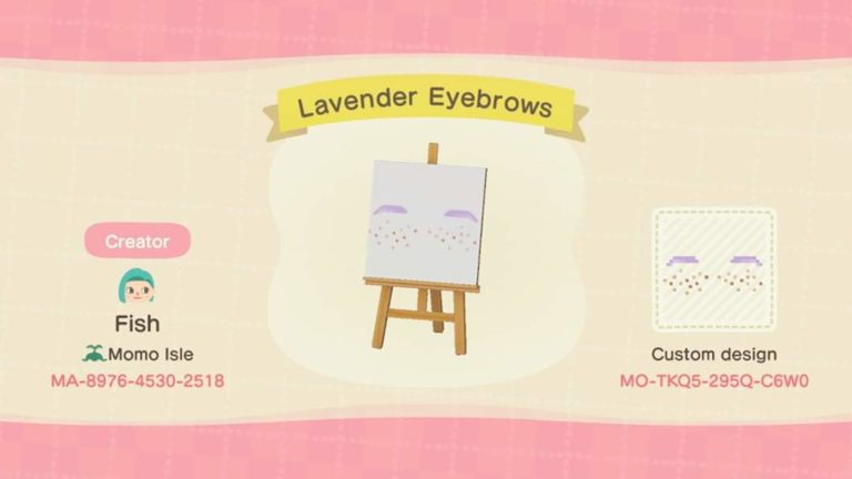 Lavender Eyebrows