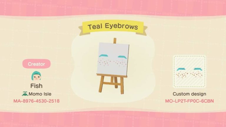 Teal Eyebrows