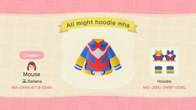 All Might hero hoodie mha