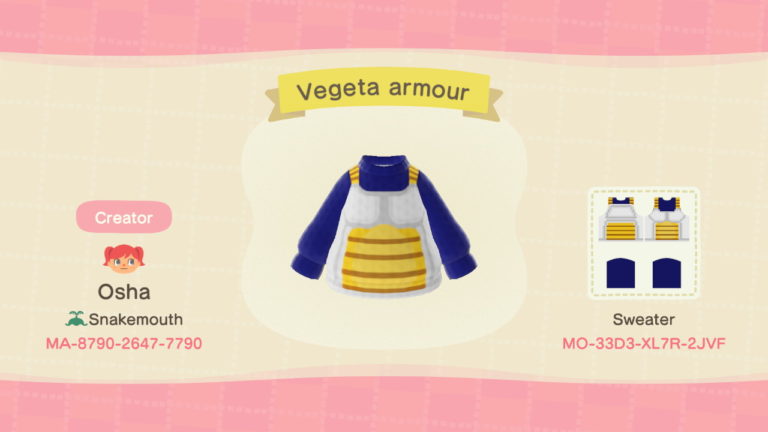 Vegeta armour