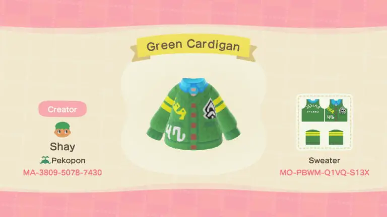 Green Cardigan