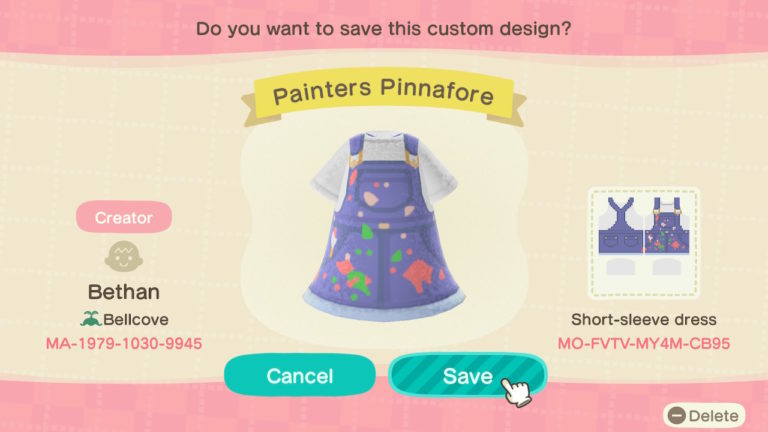 Painter’s Pinnafore