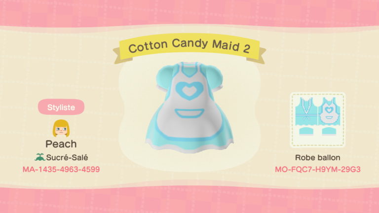 Cotton Candy Maid (blue)