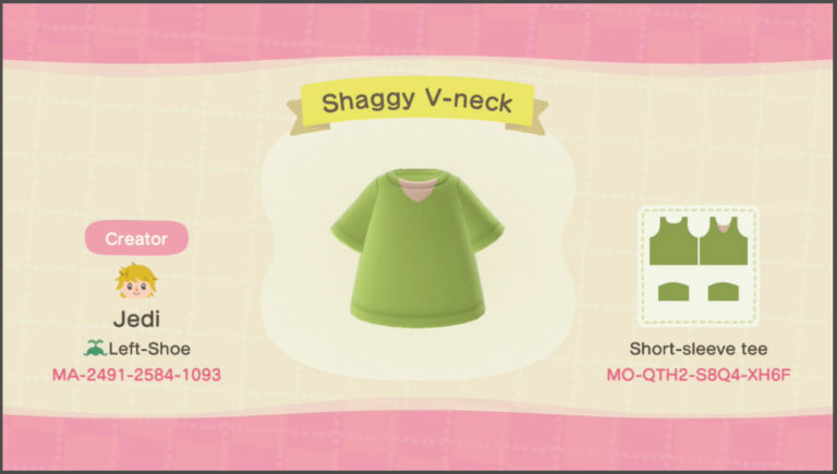 Shaggy V-neck Top