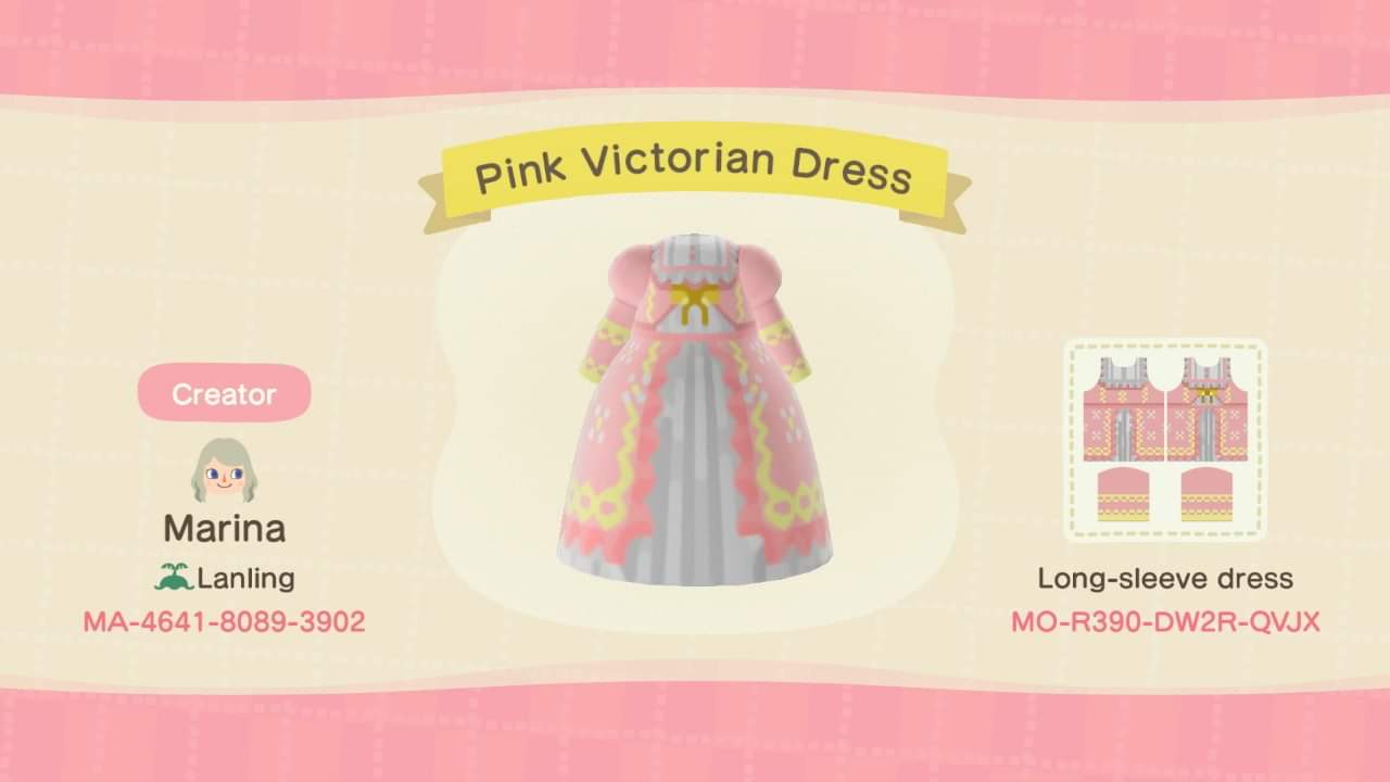 Pink victorian dress - Custom Crossing