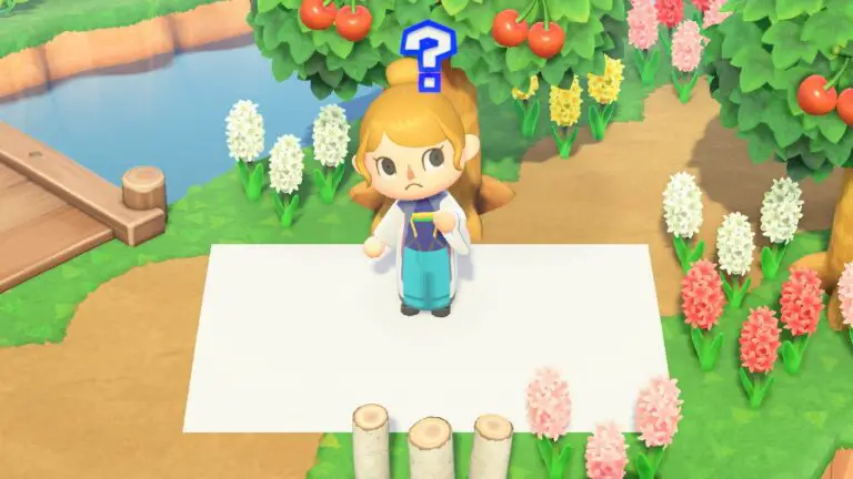 Why do designs turn white when deleted in Animal Crossing: New Horizons?