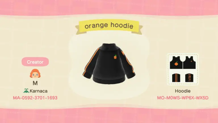 native orange streetwear hoodie
