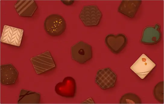 Chocolate Card - Animal Crossing: New Horizons