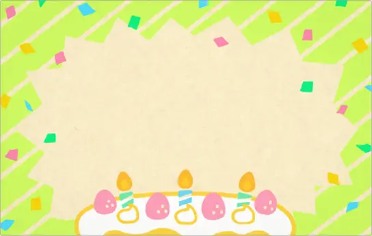 Birthday-cake Card - Animal Crossing: New Horizons