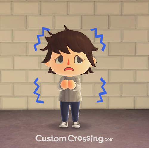 Animal Crossing: New Horizons Fearful Reaction